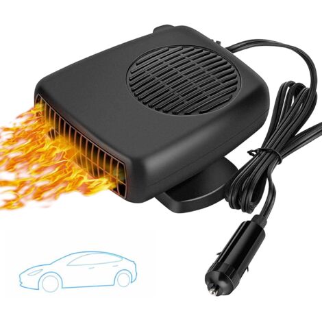 Kit de Désembuage pour l'hiver 150 W Portable Prise Allume-Cigare - Dégivreur 2 en 1 Chauffage/Refroidissement Rapide - Désembuage de Voiture pour Petite (1/5)