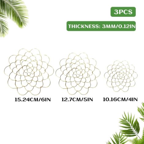 Alipis Vase Acier Inoxydable Petit Format Pour Fleurs Décor Stable Et