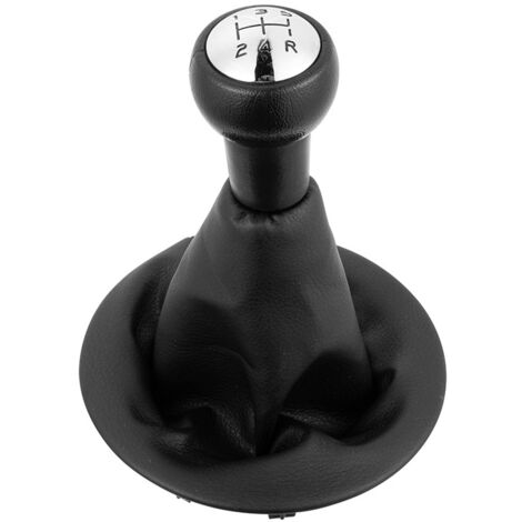 Pommeau de Levier de Vitesse avec Soufflet Compatible pour Peugeot Partner 2008-2022 Citroen Berlingo III MK3 (1/5)