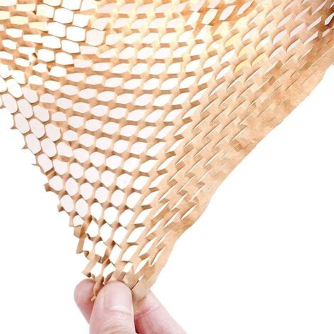 Papier D'emballage Nid D'abeille Kraft – 30 Cm X 50 M, Protection écologique Pour Objets Fragiles