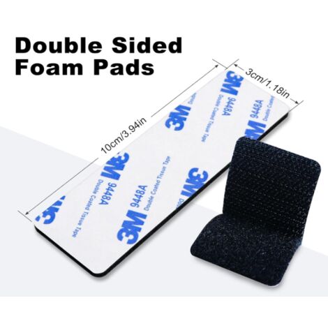 Scratch Autocollant Double Face Rond Bande Auto-Adhésif Extra Fort