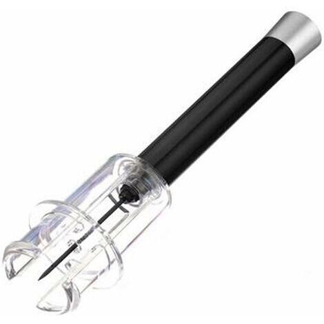 Tire Bouchon, Un Tire-Bouchon à Pression d'air Cork Pops Out Ouvre Bouteille Décapsuleur Ouvre Bouteille Vin Outils, Vin Accessoire (Noir) (1/5)