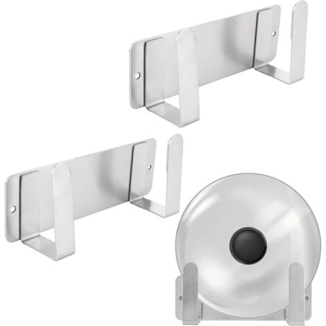 ULDIGI Lot De 3 Supports Muraux En Métal – Rangement Pour Ballons De Foot, Basket, Rugby – Pour Maison Ou Exposition