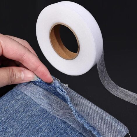 AiQInu Bande Thermocollante Ourlet 150m – Ruban Adhésif Thermique 25/30/55 Mm Sans Couture – Ourlets Pantalons, Rideaux, Vêtements Faciles Et Résistants