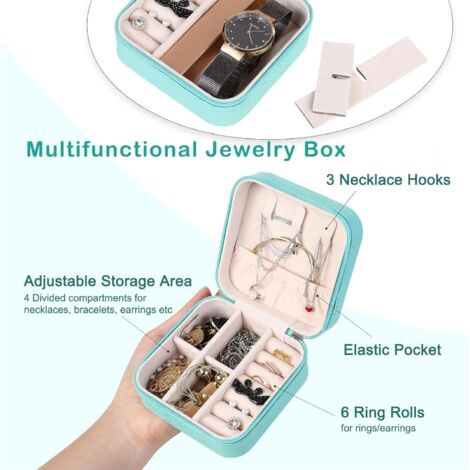 Lot De Bijoux Divers + Petite Boîte à Bague - Occasion - Idéal Pour Customisation Ou Collection