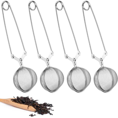 Boule à Thé En Acier Inoxydable Avec Poignée - Sphère Filtrante Réutilisable Pour Thé, Café, Herbes Et épices - 2