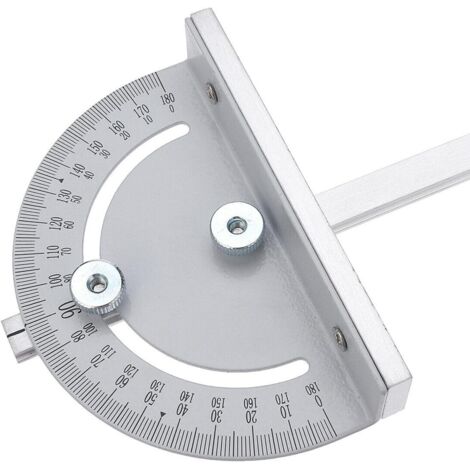 Règle De Bord Réglable 50,8 Cm + Rapporteur D'Angle Inox – Outil Précis Travail Du Bois, Peinture, Plinthe & Mesure Pro