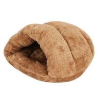 Panier pour chien et chat triangle 45x45 cm – Lit douillet épais et moelleux – Fond antidérapant – Lavable en machine