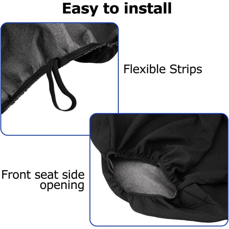Housses De Siège Auto Renault Clio 5 Places - Protection Universelle 1990-2025 | Anti-taches Et Respirant