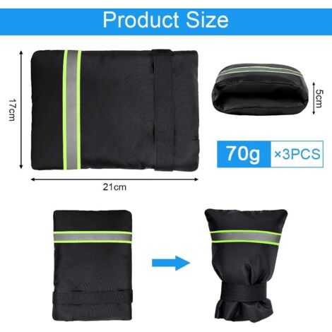Watproofit Lot De 3 Housses PVC Transparentes Pour Valises 20, 24 Et 28 Pouces - Protection Anti-pluie Et Saleté
