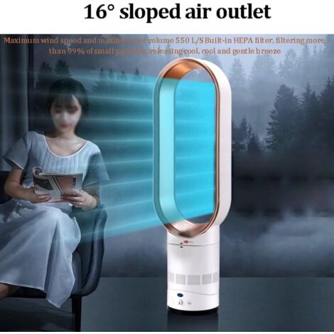Ventilateur sans pales avec purificateur d'air