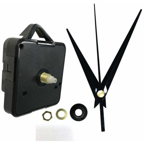 Mécanisme D'horloge à Quartz à Fort Couple - Pour Grandes Horloges Murales, Tige De 17 Mm, Aiguilles Longues Incluses