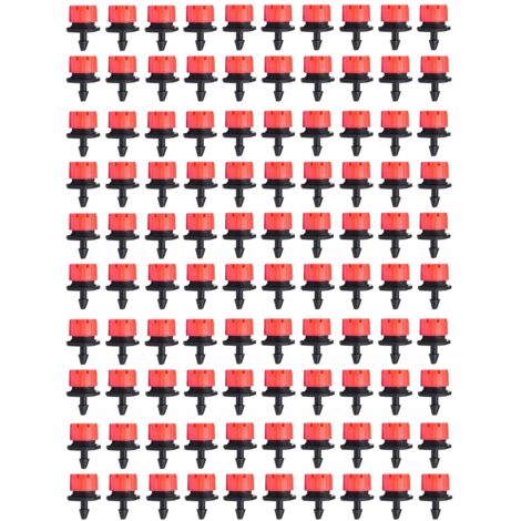 émetteur Goutte à Goutte Jardin Goutteurs D'irrigation Réglables Zorveiio – Lot De 100, 6,35 Mm – Débit 1-70 L/h, Pour Système Arrosage Goutte à Goutte Goutteurs Pour Tuyaux 4/7mm émetteur Goutte à Goutte Jardin Goutteurs D'irrigation Réglables Zorveiio – Lot De 100, 6,35 Mm – Débit 1-70 L/h, Pour Système Arrosage Goutte à Goutte Goutteurs Pour Tuyaux 4/7mm