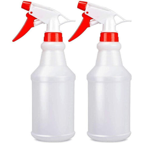 Vaporisateurs (500 ml/lot de 2) - Vaporisateurs réglables pour solutions de nettoyage - Anti-fuite et anti-obstruction - Pour plantes et animaux (1/4)