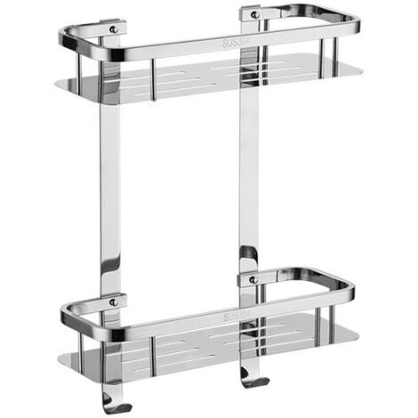 EtagèRe Douche Etagere Sans PerçAge Rangement Salle Bain Accessoire