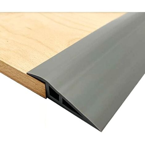 LIYI929GP Bande De Seuil, Profilés De Transition Pour Bois Au Carrelage, Différence D'hauteur 7-15mm, Rampe D'entrée Bande Transition Sol Réducteur Cannelure, Imperméable Pour Porte D'entrée/Balcon