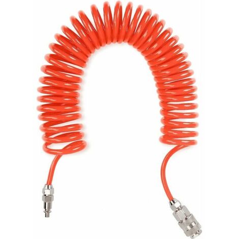 Tigrezy Tuyau à Ressort En Polyuréthane De 8 Mm X 5 Mm Pour Compresseur Dair Flexible 6 M Avec Raccord Pp20 Sp20 81556894