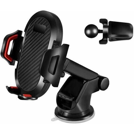 Support de téléphone portable 3 en 1 pour voiture, support de téléphone portable pour tableau de bor (1/5)