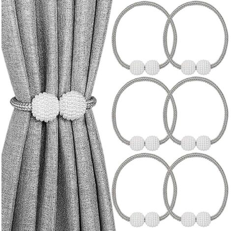 Pince A Rideaux 6 PIu00c8CES Embrases Pour Voilages, Embrase Rideaux Aimantu00e9, Attache Rideau Aimantu00e9e, Mbrasses Magnu00e9tiques Pour Rideaux - Maison Rideau De Perles Pour Porte Pince A Rideaux 6 PIu00c8CES Embrases Pour Voilages, Embrase Rideaux Aimantu00e9, Attache Rideau Aimantu00e9e, Mbrasses Magnu00e9tiques Pour Rideaux - Maison Rideau De Perles Pour Porte