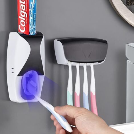 Distributeur de dentifrice,Blue no cup--Porte-brosse À Dents