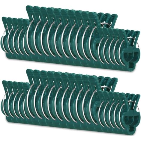 Lot de 40 clips de support pour plantes, fleurs et vignes, pour soutenir les tiges de tomates. 2 tailles disponibles. (1/5)