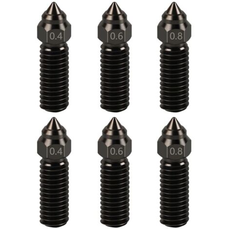 Pour buse à haut débit, buse monobloc en acier trempé de 0,4 mm on