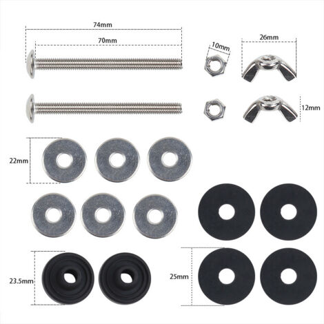 Lot de 2 boulons d'essieu arrière en acier inoxydable pour trottinette électrique Xiaomi Pro 1S, vis de fixation anti-desserrage pour roue arrière
