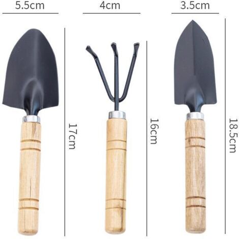 ENSEMBLE D'OUTILS DE jardin pratique pour desserrer le sol 3 pièces