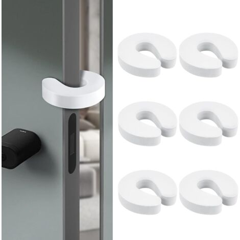 Lot De 6 Butoirs De Porte En Mousse - Protection Anti-pincement Pour Enfants - Installation Facile Sans Outil