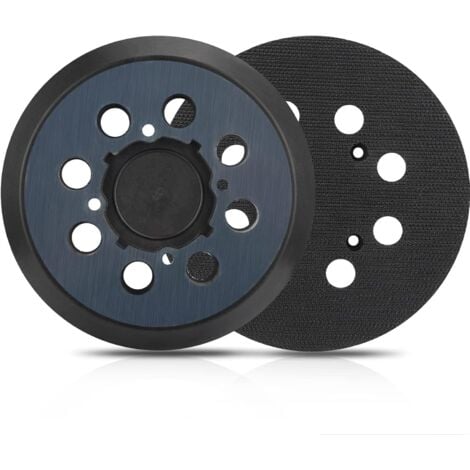 DE RECHANGE / Disque Fermeture Scratch Pour Ponceuse Orbitale Bloc Support 2 Pcs EUR 14,15