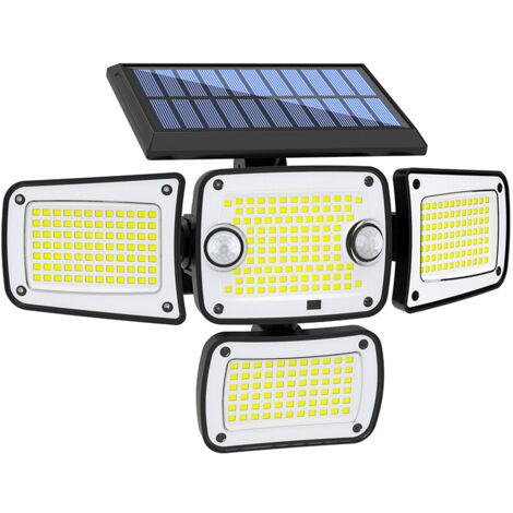 Lampe Solaire Extérieure RIGWIG 190 LED Avec Détecteur De Mouvement 270° IP65 - NEUF