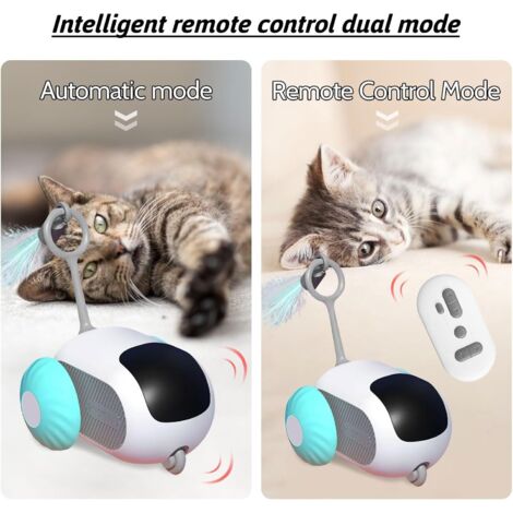 Souris Mécanique Pour Chat Jouet électrique Interactif Pour Chat - Souris Vibrante évite Les Obstacles - Stimulation Mentale Jouet Vibration Automatique