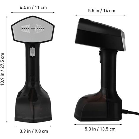 Défroisseur Vapeur Portable 1500W – Chauffage Rapide En 30s, Réservoir 300ml – Idéal Pour Voyages, Défroissage Vertical Et Horizontal