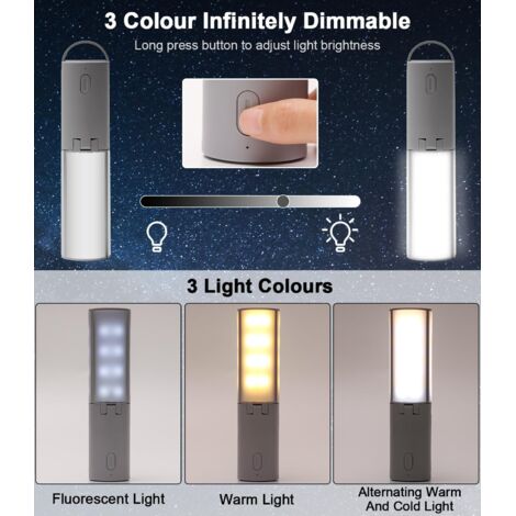 Lanterne De Camping à LED Avec Aimant Puissant Intégré Et Crochet Lampe De Camping Portable Lampe De Secours Avec 6 Modes Declairage Pour La Peche La Randonnee Les Urgences Et Le Camping 87950601