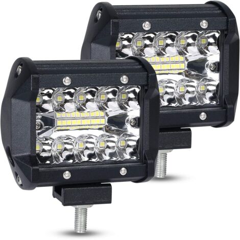 Lot de 4 lampes solaires d'extérieur étanches à LED blanc chaud pour marchepied - Grand panneau