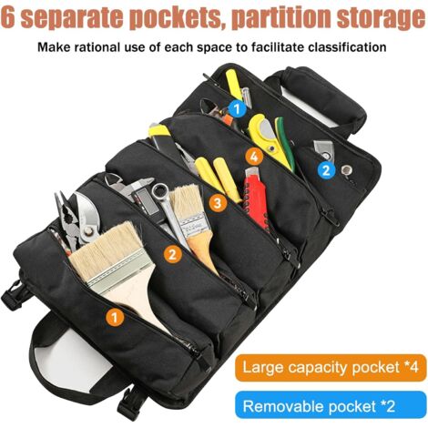 Sac à Outils Vélo étanche – Rangement Cadre Portable – Pour Réparation Et Accessoires – 13.5x7.4 Cm