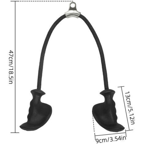 Q Rope Style Entraîneur Corde Sans Fin 4 M – Poulie Suspendue, Résistance 30 Kg, 5 Niveaux, Pour Musculation