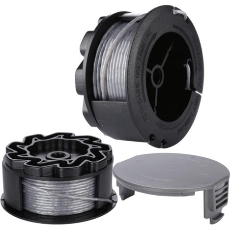 Bobine Fil pour BOSCH UniversalGrassCut Coupe Bordure 18 18-26 18-260 F016800570 avec Couverture (2 pièces) (1/5)