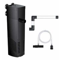 Filtre Intérieur Aquarium Avec 4W Pompe à Eau D'Un Débit De 300L - H, Filtre Interne Pour Aquarium D'eau Douce De 60L, Filtre [900] - Animalerie
