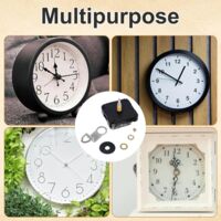 Mécanisme D'horloge Quartz 8mm à Pile - Kit Réparation Horloge Murale - Remplacement Facile - Pour Projets DIY