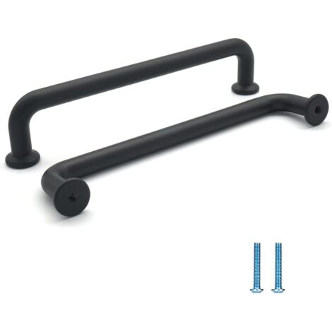 6 pièce poignées de placard de cuisine poignée de meuble noir- poignées de tiroir de cuisine noir poignee de meuble cuisine entraxe 96mm (1/5)