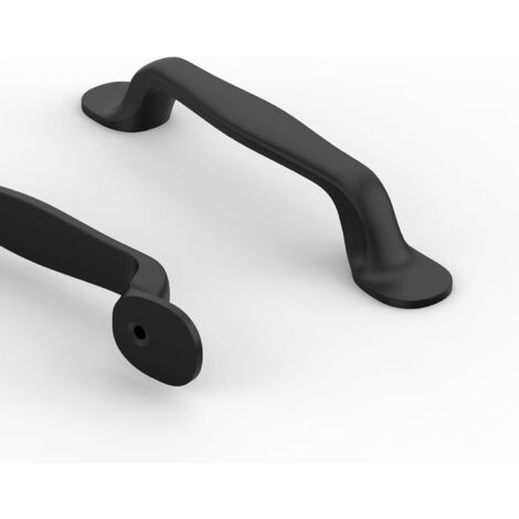 Lot de 10 Poignee de Meuble Cuisine Entraxe 96MM Noir Poignée Meuble Cuisine Poignées pour Placards Poignet de Porte Cuisine Alliage de Zinc Poignet Meuble Cuisine (1/5)