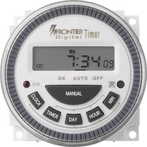 Programmateur horaire pour encastrement sur panneau numérique 230 V/AC 4000 W (SKU produit : 93626796 SKU Offre : 1107LIU13) (1/3)