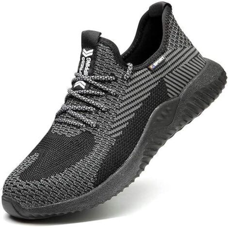 Chaussures de Sécurité Unisexes à Bout en Acier - Baskets Légères Résistantes à la Perforation pour l'Industrie et la Construction (1/3)