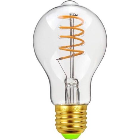 Ampoule LED Vintage à Filament En Spirale - E27 A60 - Dimmable 4W 2200k Blanc Froid 90236089