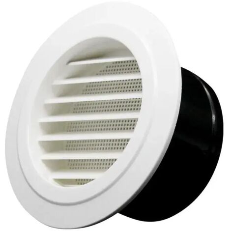 Grille aération VMC, 75mm Bouche de Ventilation avec Grille de Protection - ABS (ø75mm) (1/3)