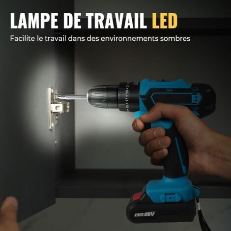 Perceuse visseuse pour montage de meubles et renovation de maison 21V Perceuse visseuse pour montage de meubles et renovation de maison 21V
