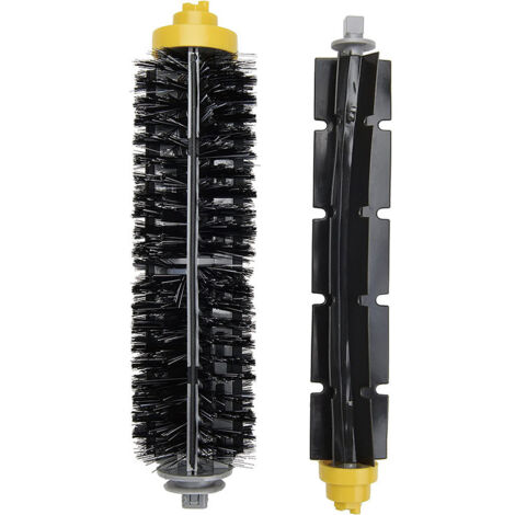 2 rulli principali per iRobot Roomba serie 600 e 700. Spazzola multiuso per iRobot Roomba con setole e silicone (1/5)