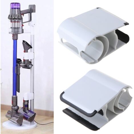 Clip per riporre la testina di aspirazione, organizer per bacchetta facile da installare e utilizzare, accessori compatibili con i comuni aspirapolvere V7 V8 V10 V11 (bianco) (1/4)