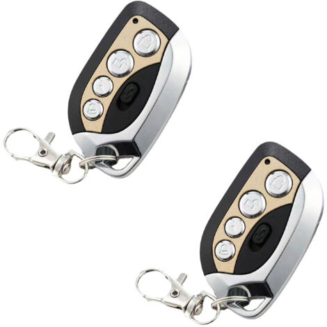 Duplicatore di telecomando wireless, copia del telecomando del cancello, duplicatore di portachiavi universale con clonazione elettrica a 433,92 MHz per porta del garage (2 articoli) (1/5)